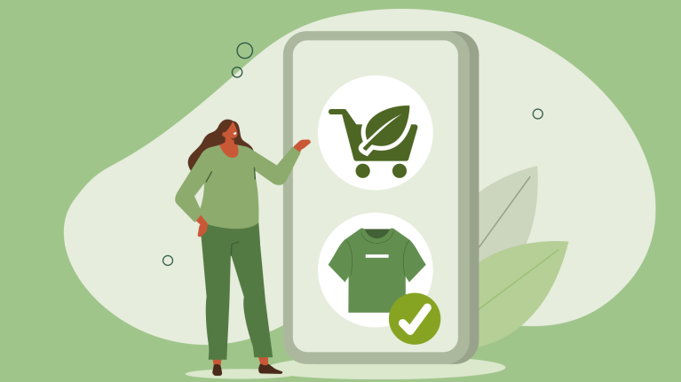 sustainable shopping on Amazon