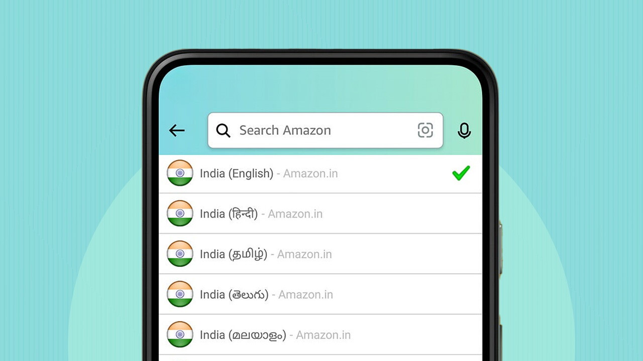 Shop in your regional language on Amazon.in