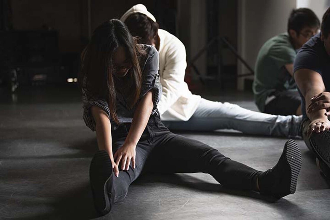 High school students practice mindful meditation while using the new Alexa skill, "Keep Calm"