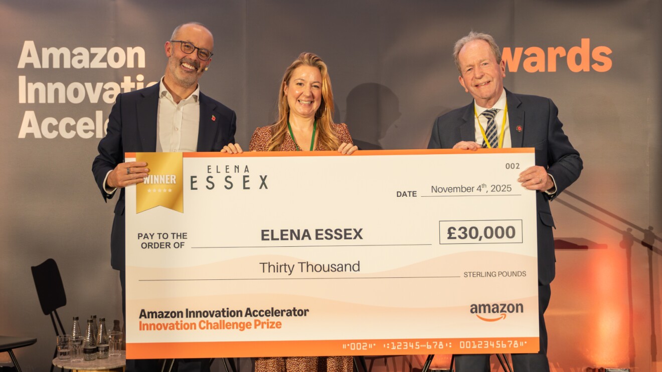 Elena Essex wins £30,000 Amazon Innovation Accelerator prize