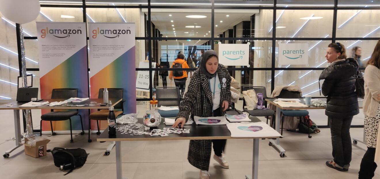 Employee at Amazon for International women's day