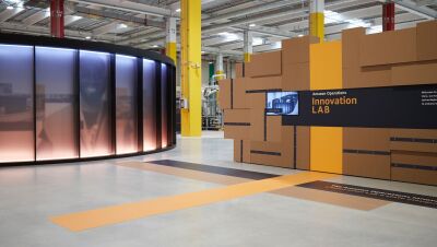 Entrance to the Amazon Operations Innovation Lab