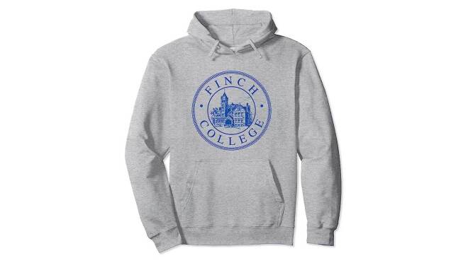 芬奇学院的图像灰色套衫连帽衫。