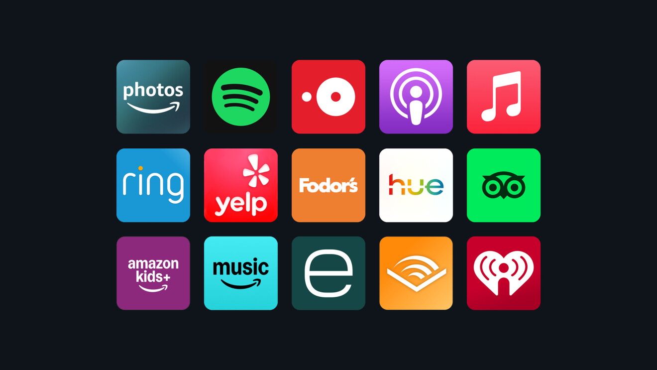 display of apps