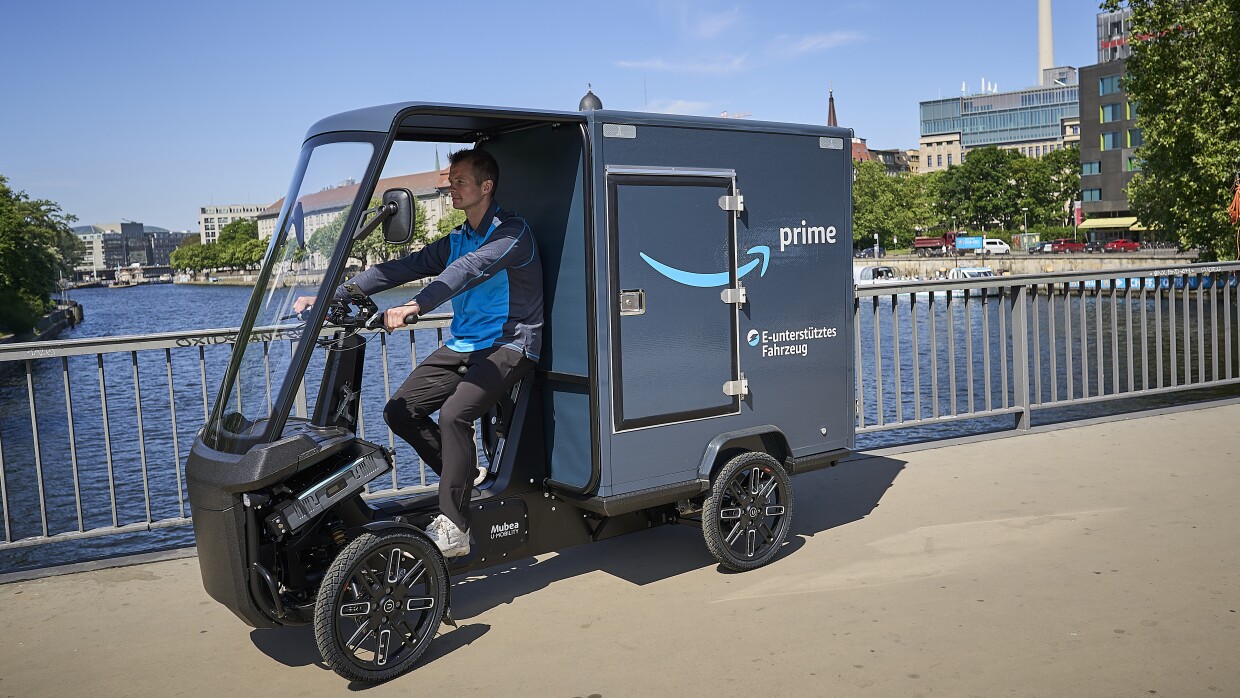 Amazon opens micromobility hub in Berlin for e-cargo bike deliveries