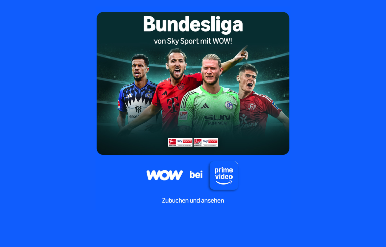 WOW neuer Zusatzkanal Live-Sport bei Prime Video