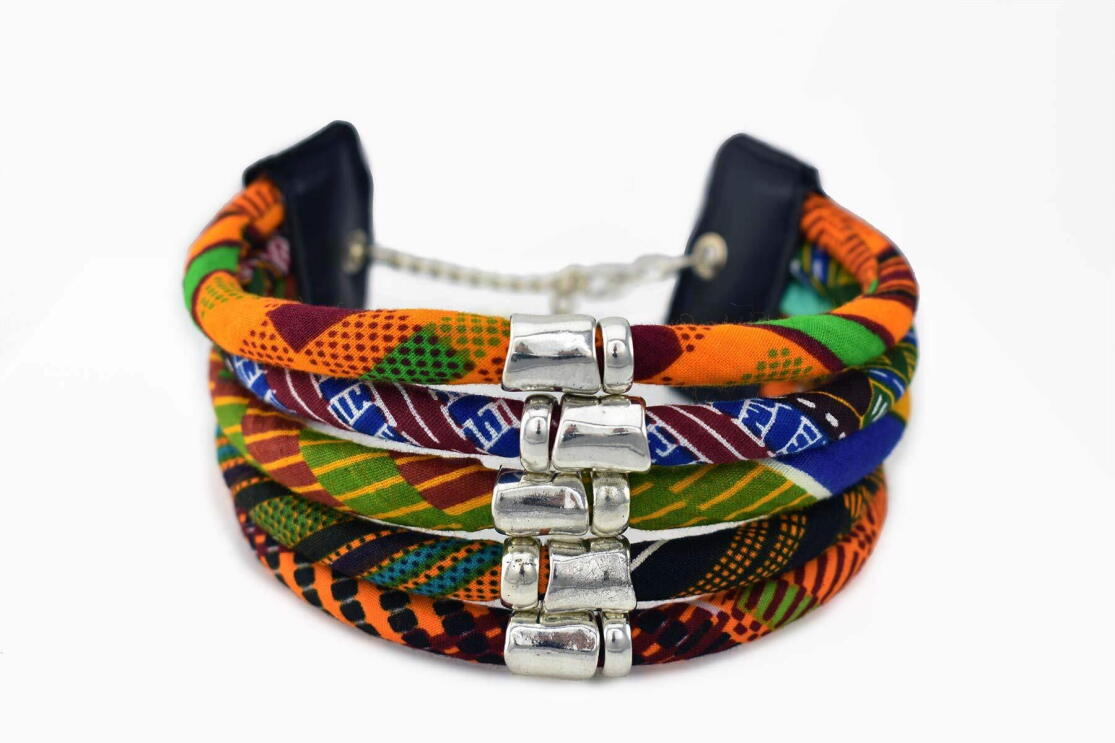 Handmade, African-inspired hair accessories by Cloth & Cord.