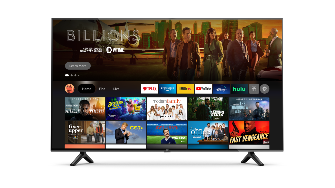 Amazon VP shares how Fire TV is reimagining the largest screen in your home 3 A Fire TV smart TV displaying a Netflix menu.