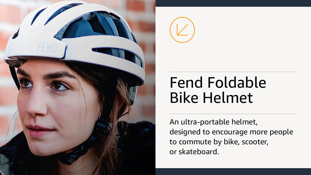 Close up of a woman wearing a bicycle helmet