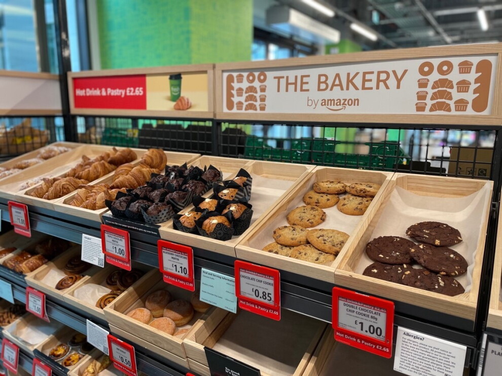 The bakery section at the Monument store