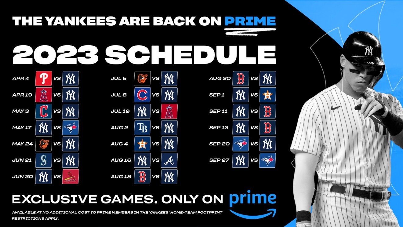 How to watch New York Yankees games on Prime Video