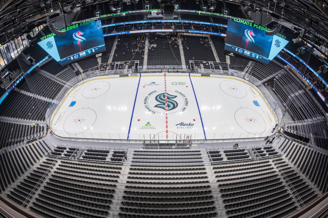 Scenes from the new Climate Pledge Arena