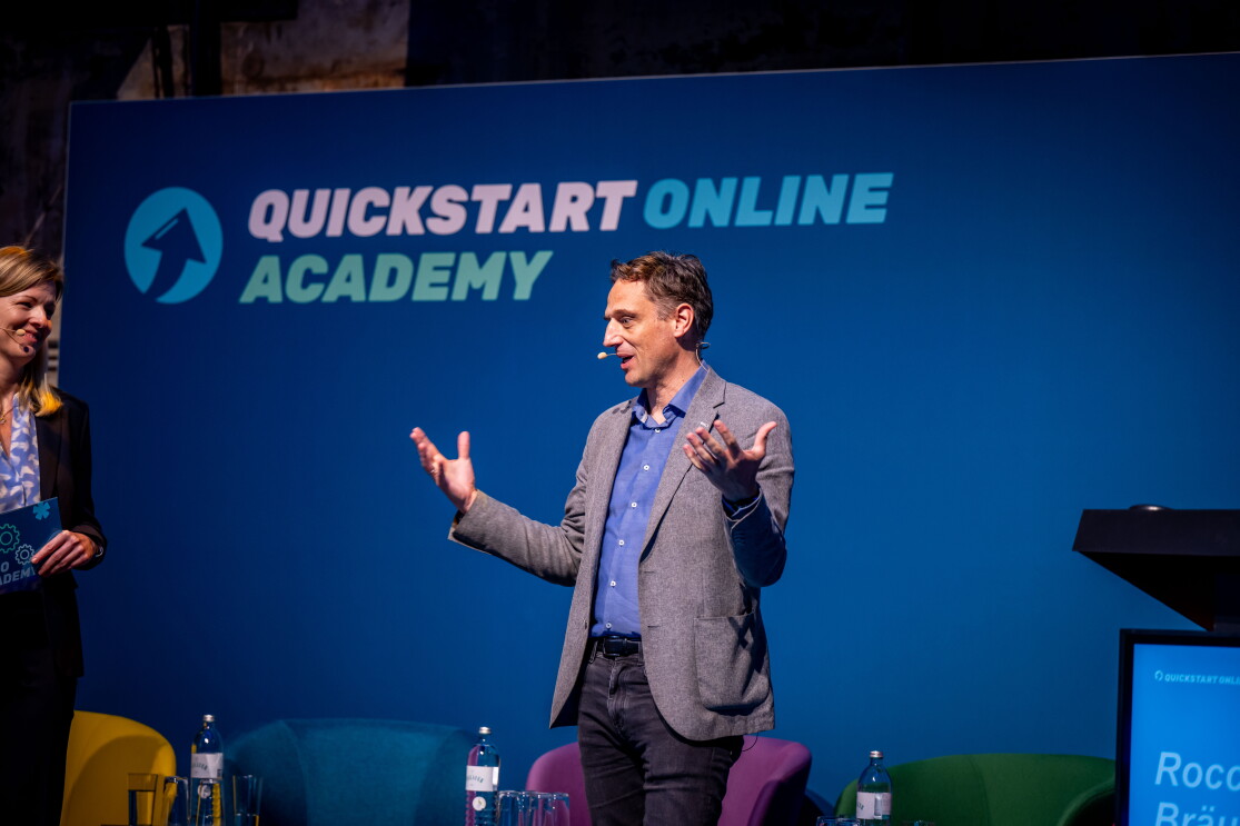 Rocco Bräuniger, Amazon’s Country Manager for Austria and Germany QSO academy 