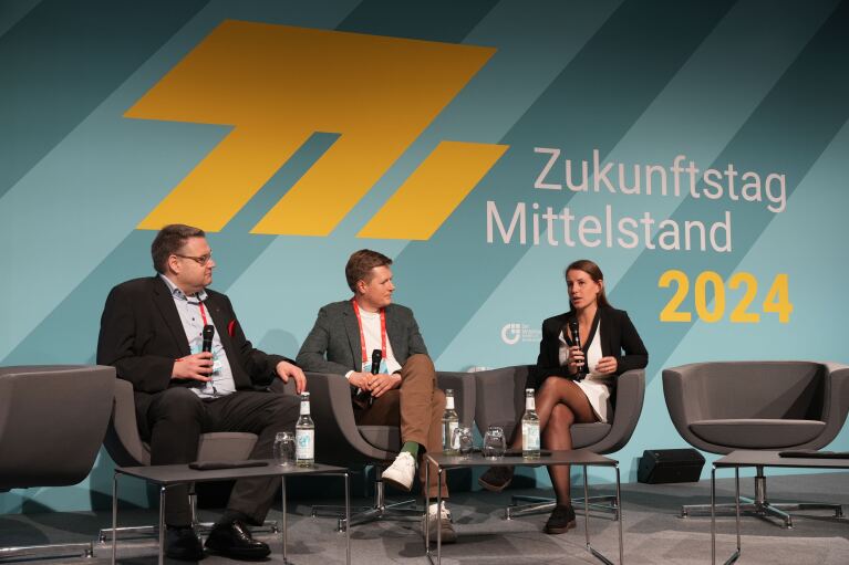 ein Panel beim Zukunftstag Mittelstand 2024