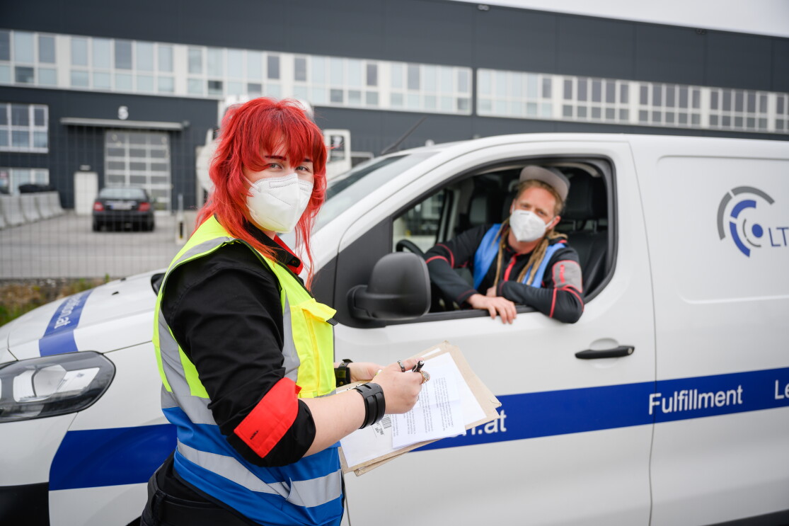 Lucius Lazarus has been working at an Amazon delivery station near Vienna since 2018. He is a trainer for delivery drivers and is a transgender man who is currently building an LGBTQ+ Glamazon group for Austria. 