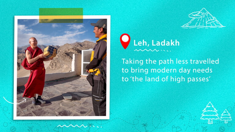 Amazon Deliveries in Leh, Ladakh
