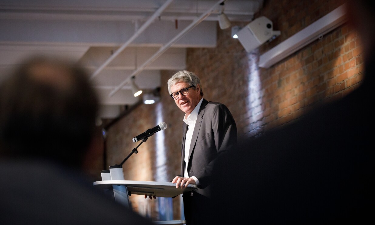 Prof. Dr. Andreas Schlüter, Stifterverband Generalsekretär, bei der digital.engagiert Preisverleihung.