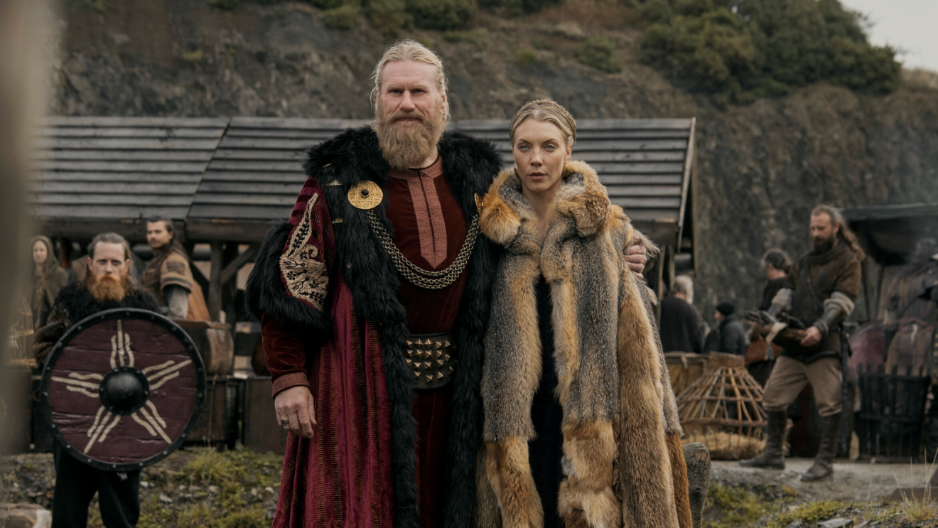 The cast of Prime Video show Bloodaxe