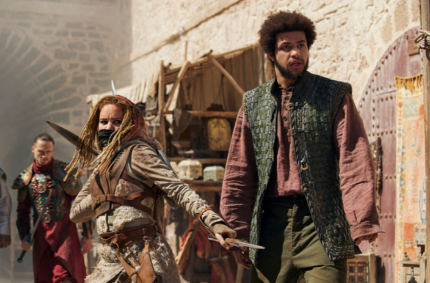 Avienda and Perrin Aybara in The Wheel of Time