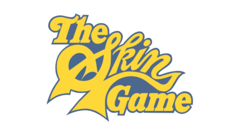 The Skin Game logo in yellow