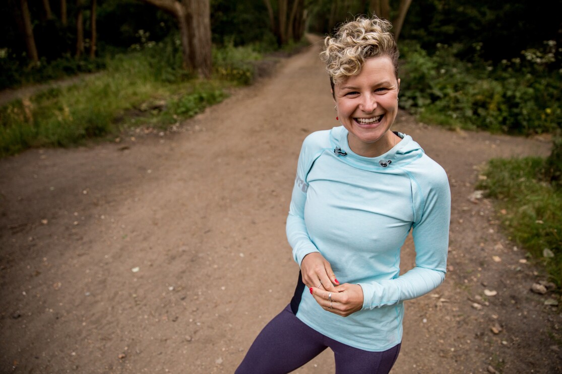 A portrait of author and adventurer Anna McNuff