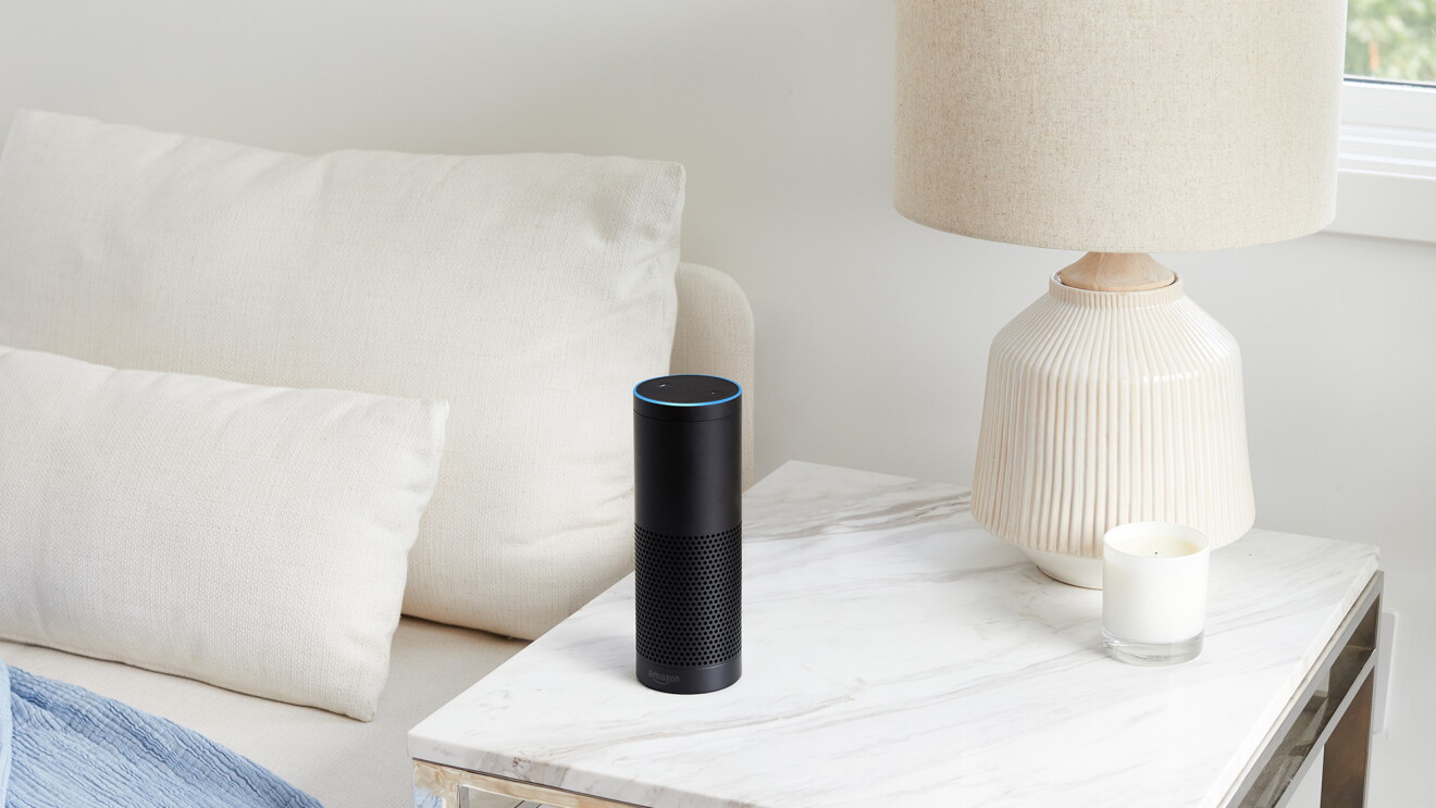Amazon Echo, an Alexa-enabled device
