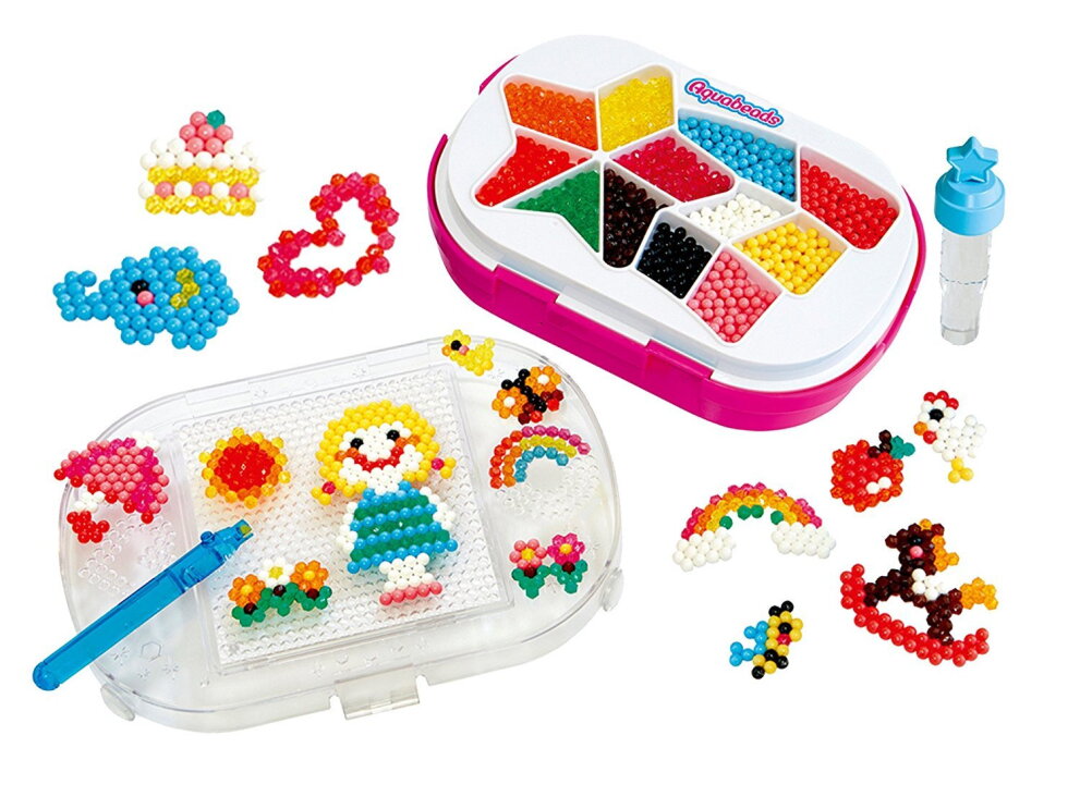 Abbildung der Bastelperlen von Aquabeads, erhältlich auf Amazon.de.