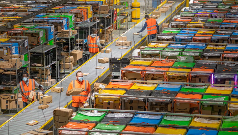 Processus de tri en agence de livraison