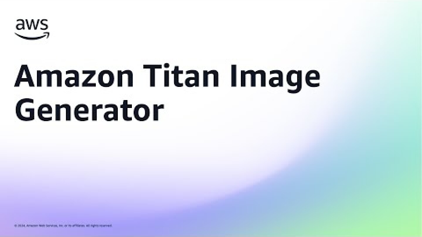 Amazon Titan Image Generator Demo | Amazon Web Services