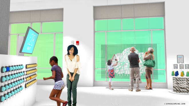 呈现的数据科学小巷。科学博物馆