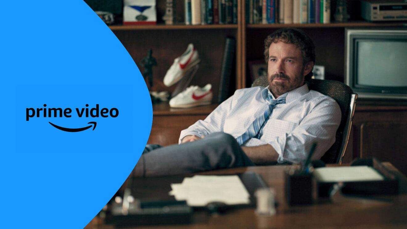 Prime Video logo with Ben Affleck from Air.