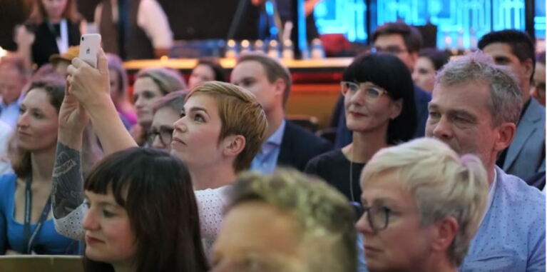 Das Publikunm des UdZ Abschlussevents in München 