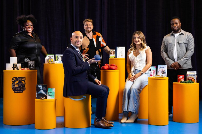 Tom Allen, Sam Thompson, Babatunde Aléshé, Dani Dyer and Judi Love share the top 25 products on Amazon.co.uk