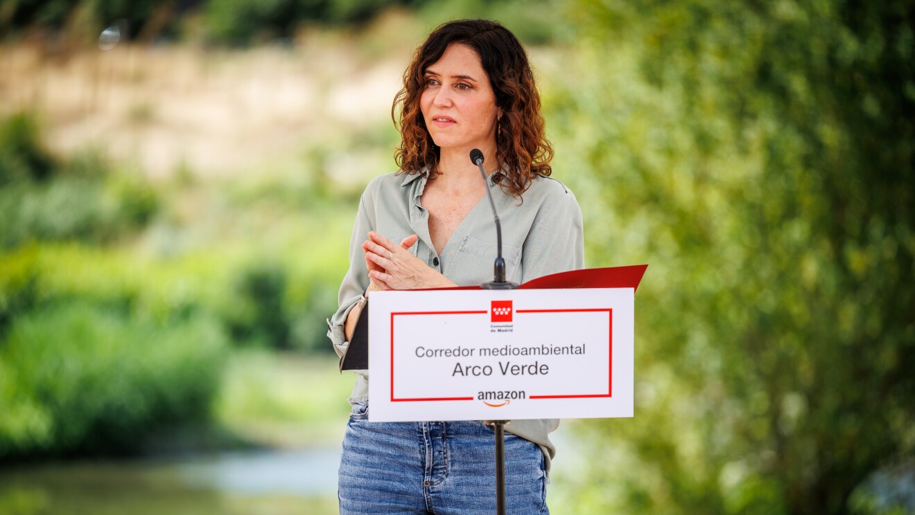 Inauguración actuación financiada por Amazon en Arco Verde