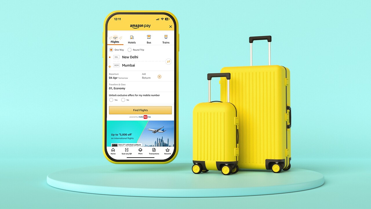 Travel booking and essentials on Amazon