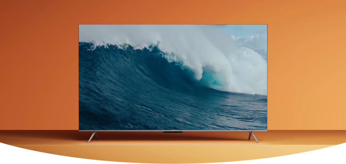 FireTV devant un fond orange