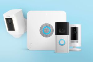 Ring security system components including cameras and smart doorbell