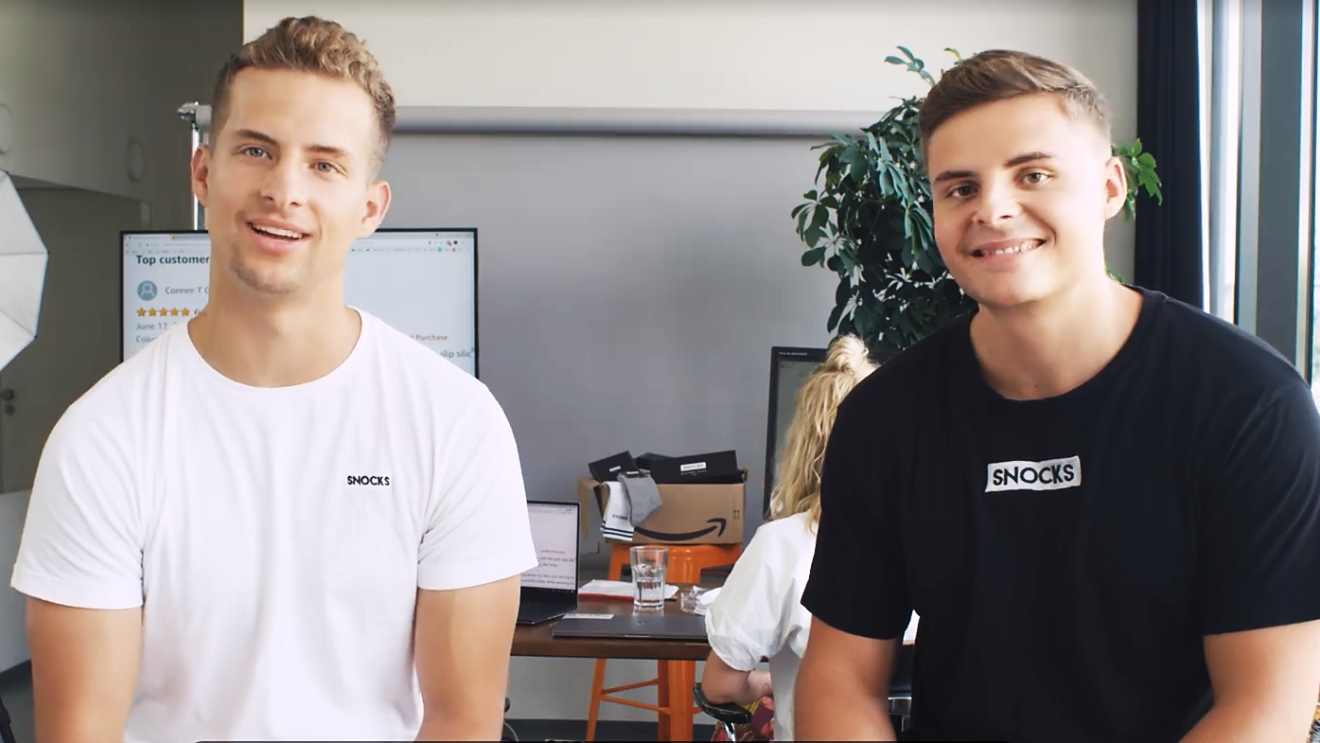 Johannes Kliesch und Felix Bauer, die Gründer von SNOCKS.