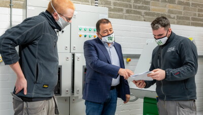 Photos of Hanley Energy employees at work