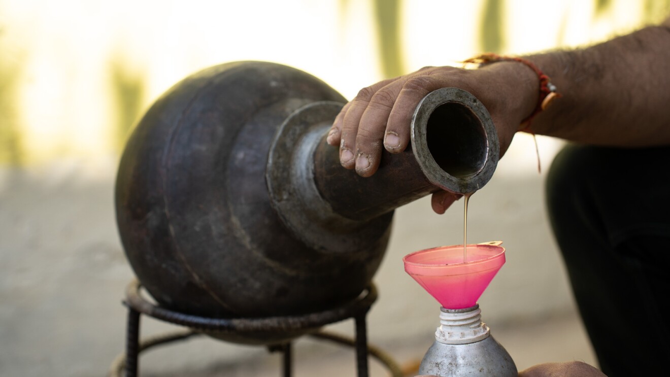 Boond attar factory in Kannauj