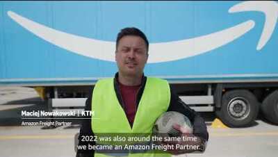 Polish Amazon Freight Partner KTM Infrastruktura gives back to his community.