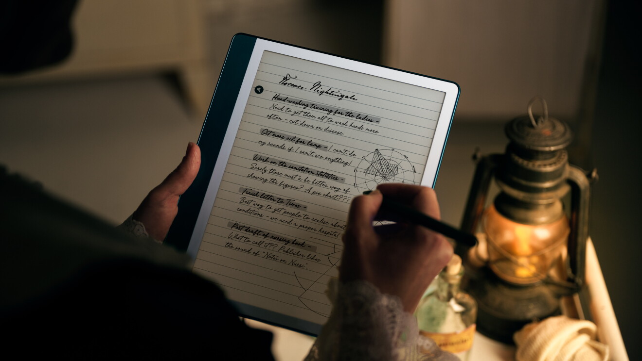 Florence Nightingale Kindle scribe notes  