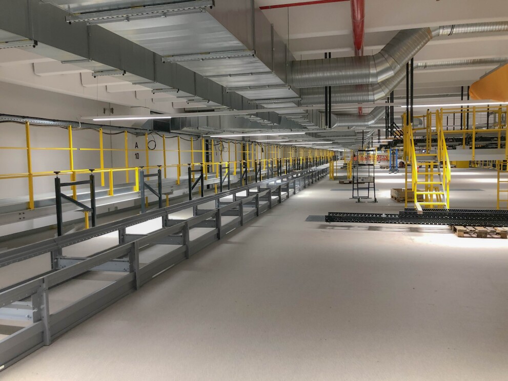 Achim im Bau FC - Vorbereitung der Förderanlagen