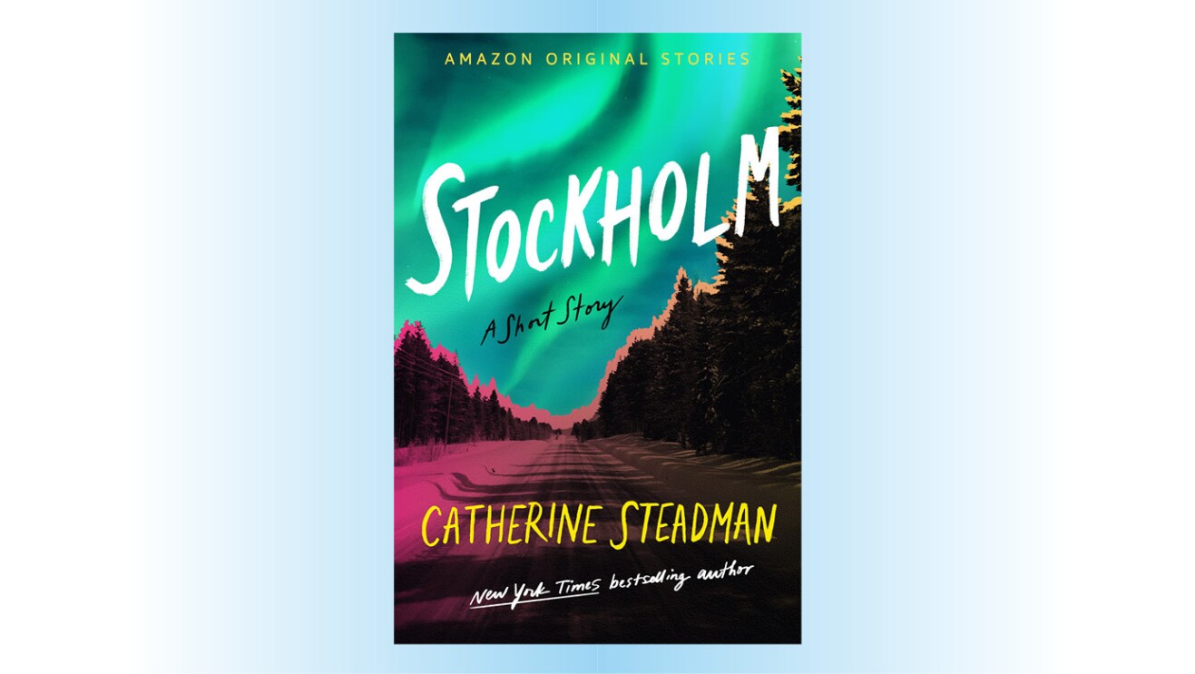 The cover art for the book titled "Stockholm"