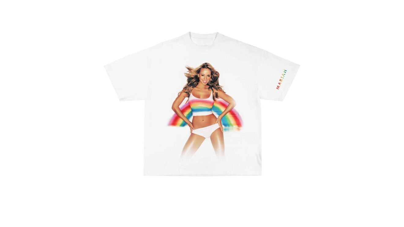 An image of Mariah Carey’s new Las Vegas residency merchandise. 