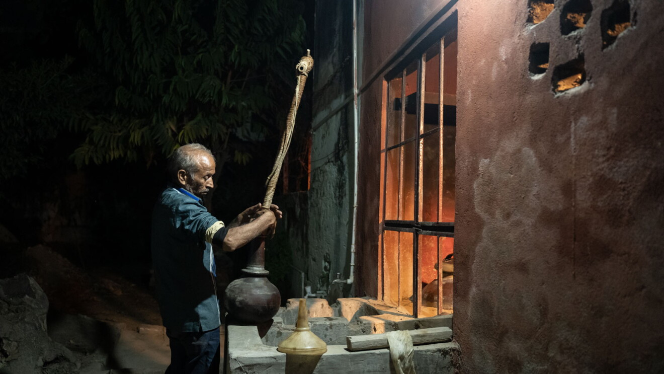 Boond attar factory in Kannauj