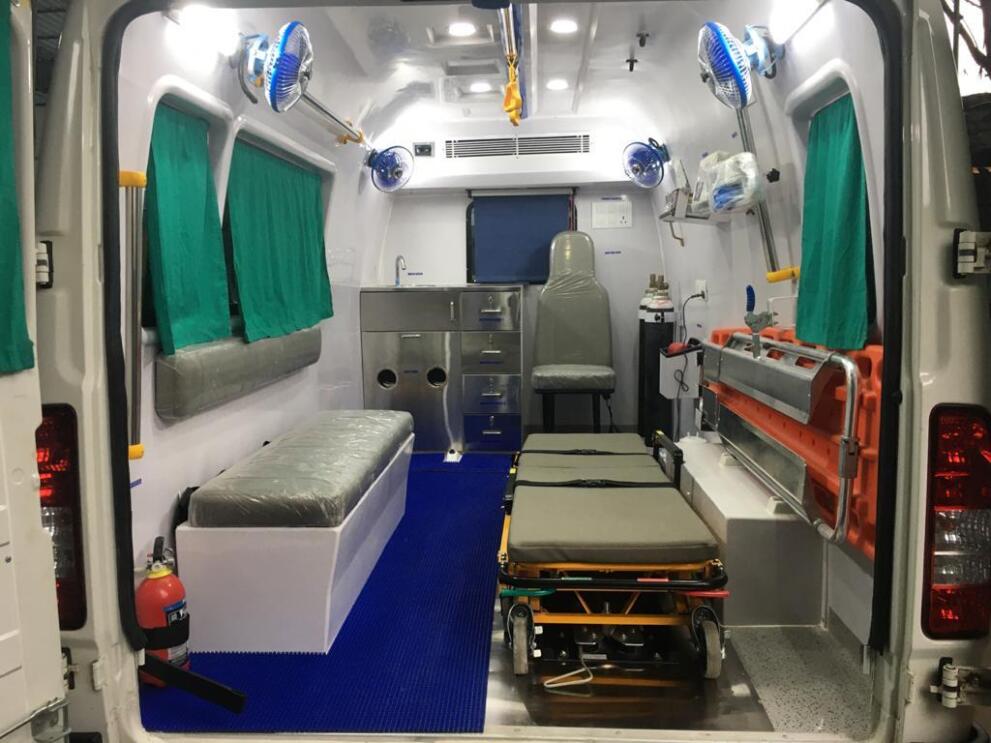 Inside the COVID Ambulance supporetd by AWS