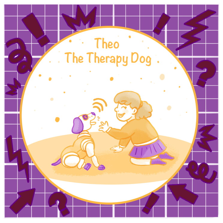 Theo the Therapy Dog - People's Choice