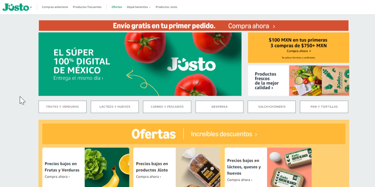 Amazon México comenzará a ofrecer productos frescos en colaboración con