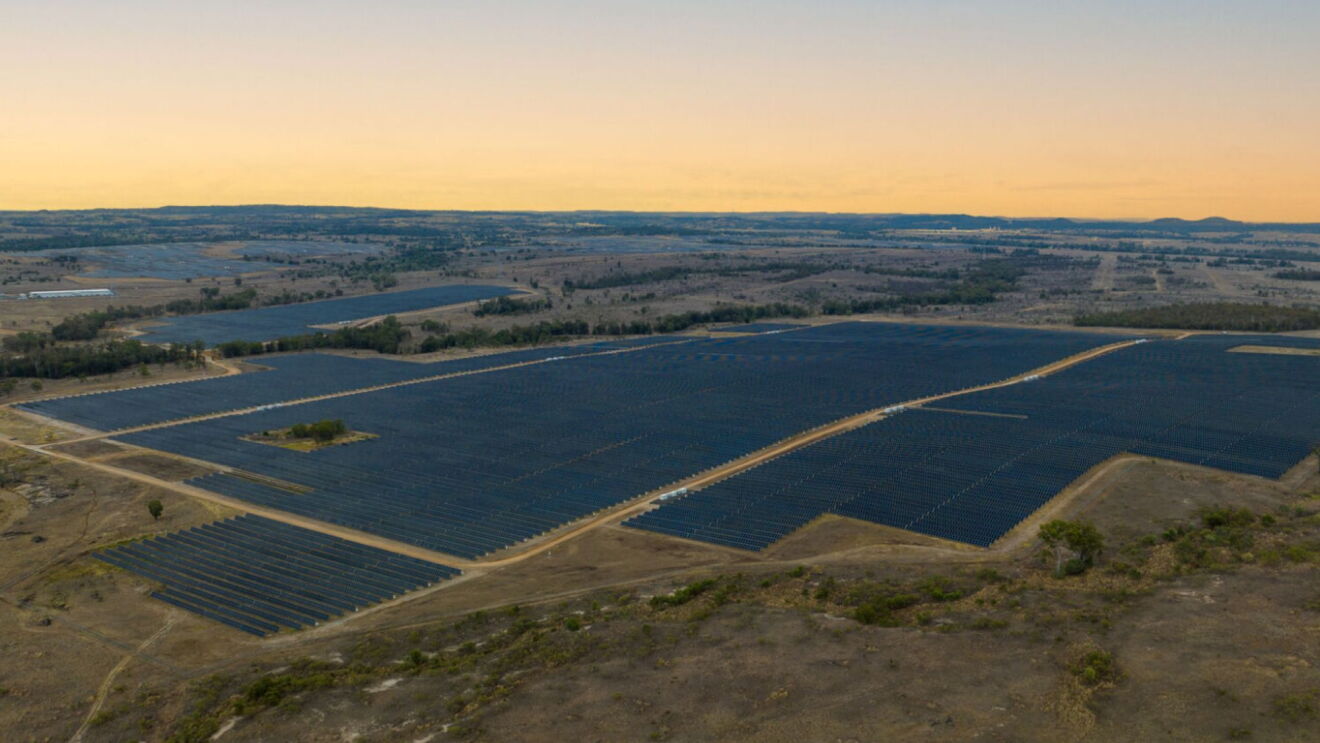 Operational solar farm